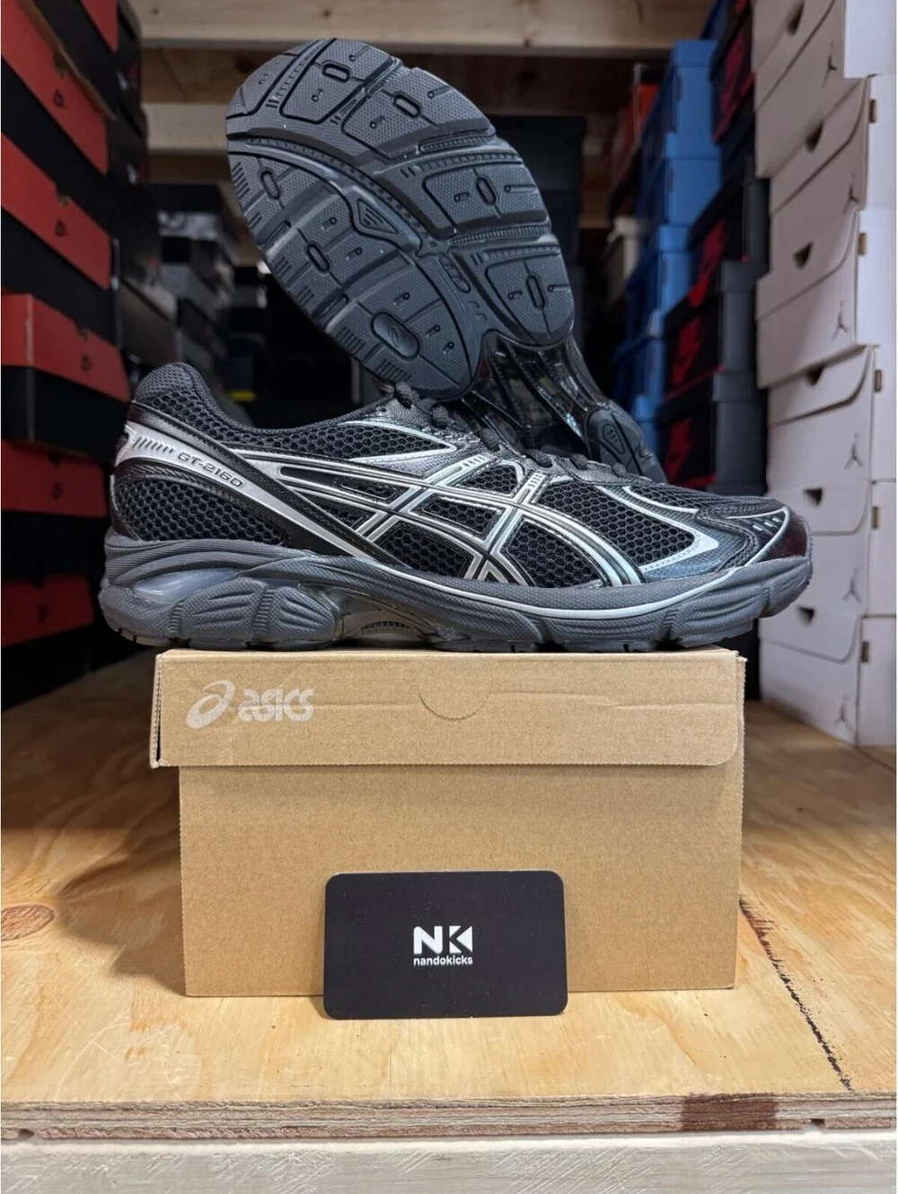ASICS GT 2160 'Black Pure Silver' 1203A275-001 MENS SIZE 10.5